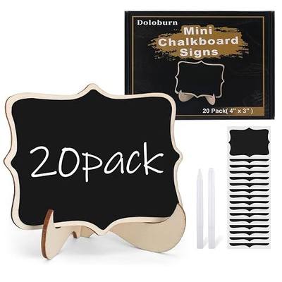 Mini Chalkboard Signs for Chalk Sign for Food - Party - Buffet - Table Sign Chalkboard - Wedding - Bakery - Small Chalkboard Sign - Mini Chalkboard Signs for Food (Polygon Sticker Chalkboard 20)