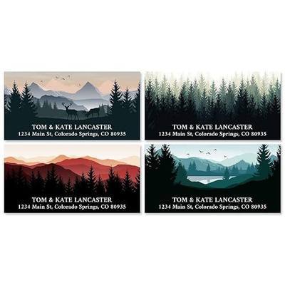 Colorful Images Personalized Deluxe Address Labels | Landscape, 144 Count, Self-Adhesive on Flat-Sheet Labels, Customize with Name & Shipping Address