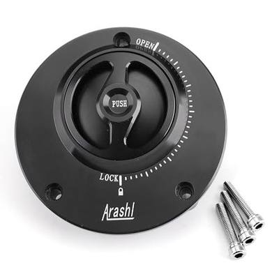 Keyless Fuel Cover Gas Tank Cap for Yamaha YZF-R1 2004-2017, YZF-R6 2003-2016, FJ-09/MT-09 Tracer 2013-2016, FJR 1300 2006-2016, FZ8 2011-2015, MT-03 All Year