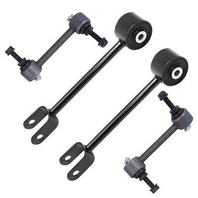 Detroit Axle - Rear 4pc Trailing Arms Kit for Ford Flex Taurus Police Interceptor Special Service Police Sedan Lincoln MKS MKT, 2 Sway Bars 2 Trailing Arms Replacement