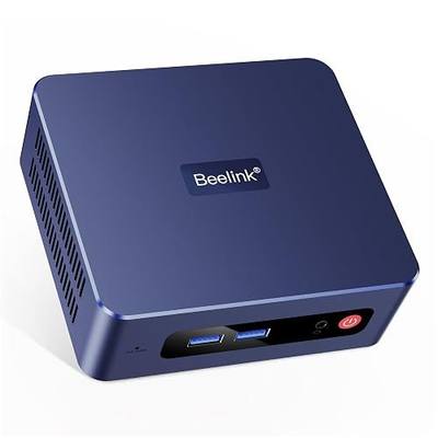 Beelink SER3 mini PC, AMD Ryzen 3200U (Up to 3.5GHz), 8GB DDR4 480GB PCle SSD,mini Computer Support 4K Dual-Screen Display/1000M LAN/WiFi5/BT5, Home/Office Mini Desktop Computer
