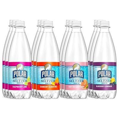 LastFuel. Seltzer Variety - Polar Seltzer Sparkling Water Citrus Berry Variety Pack Flavored Seltzer Drinking Water, 20 fl oz bottles, 12 pack