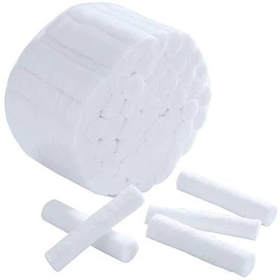 200 Pieces 1.5 Inch Dental Cotton Rolls, High Absorbent Mouth Gauze for Dentists, Nosebleeds, and Oral Care for Kids and Adults