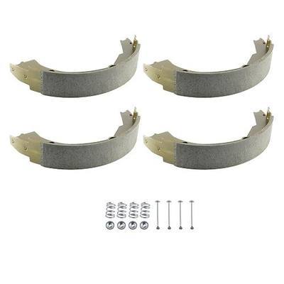 YHB Pair - 12" Electric Trailer Brake Shoes Replacement Kits - (Dexter Part # K71-127-00) - 12" x 2" Trailer Brake Shoe and Lining Kit