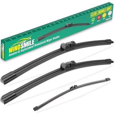 26" 16" 12" Windshield Wiper Blades Replacement for Toyota RAV4 2019 2020 2021 2022 2023 2024 2025 RAV 4 / Mazda 5 2006-2015 Premium All Weather Front Rear Wipers Set - OEM Quality (Pack of 3)