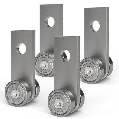 Trolley Assembly,2 Wheel Trolley Rollers for Use with 1-5/8" Wide and All 1-5/8" or Taller Strut Channel (Pack of 4)…