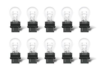 3157 Light Bulb 10 Pack,3157 Automotive Brake Light Turn 3157 Miniature Bulb Mini Bulb Taillight Turn Signal Light,Replacement for Cars,Trucks,SUVs