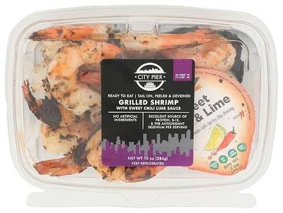 Raw Seafood Inc, Frozen, Shrimp Grilled Sweet Chili And Lime, 10 Ounce