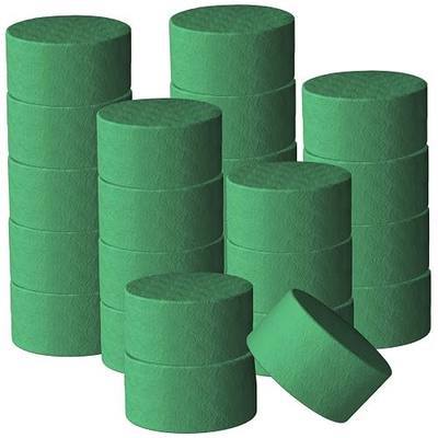 3 Inch Flower Foam Block Round DIY Flower Arrangement Kit 20 Pcs | Wet Flower Foam for Artificial Flowers, Wedding Aisle Flowers, Party Decoration