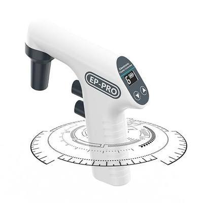 Lab Electronic Pipette Controller, 0.1-100ml, 6-Speed, EP-PRO | Serological pipette pump, motorized & gravity drain, rechargeable, 0.45μm filter, 8h+