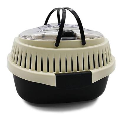Black Travel Small Animals Hamster Hedgehog Guinea Pig Cage Carrier for Hamsters Hedgehogs Ferret Bird Parrot Guinea Pig Travel Carrier Cage with Handle Breathable Small Animal Guinea Pig Cage Carrier