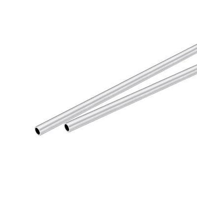 uxcell 6063 Aluminum Round Tube 4mm OD 3mm Inner Dia 300mm Length Pipe Tubing 2 Pcs