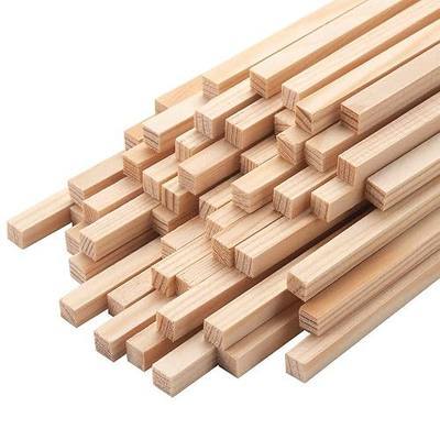 50PCS 1/4" x 12" Square Wooden Dowel Rods, Small Wood Square Dowel Rods Unfinished Wood Craft Sticks Hardwood Sticks Wooden Strips for Arts and DIYers, DIY Projects Home Decor Woodworking