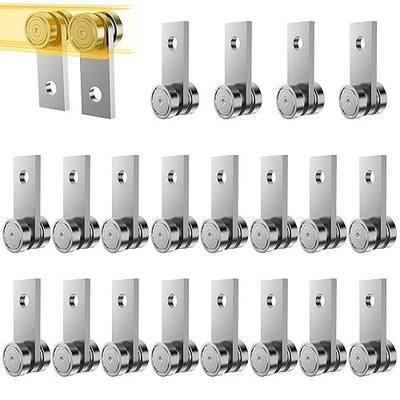 HZG 2 Wheel Trolley Assembly Rollers, Two Bearing Trolley Assembly for 1-5/8" Wide and All 1-5/8" or Taller Strut Channel, Trolley Roller Garage Pulley System Hoist System(20 Sets)