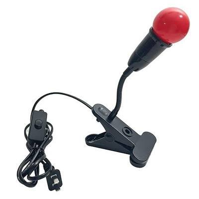 Darkroom Safe Light Portable Red Lamp with Clip Desk Light Suitable for Processing B&W Film and B&W Print Paper
