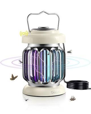 GeckoMan Electric Bug Zapper Indoor Outdoor Fly Zapper, Dusk-to-Dawn,Hybrid | Waterproof, Light Sensor, Dusk-To-Dawn, Hybrid Spectrum, Mosquito Repellent, Fruit Fly, Trap, Killer,Indoor Outdoor Patio