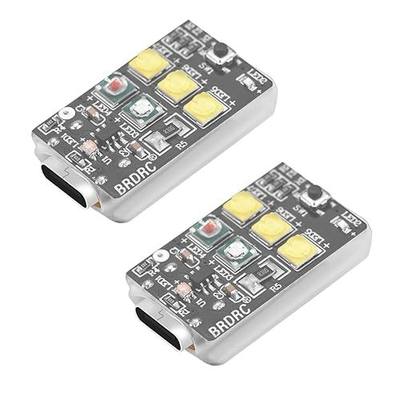 HeiyRC 2PCS Drone Strobe Night Light, FAA Flight Anti Collision Rechargeable LED Lighting Lamp for DJI Air 3S, Mavic 3, Mini 4 Pro, Air 2S, Mini 2, Avata 2 Neo