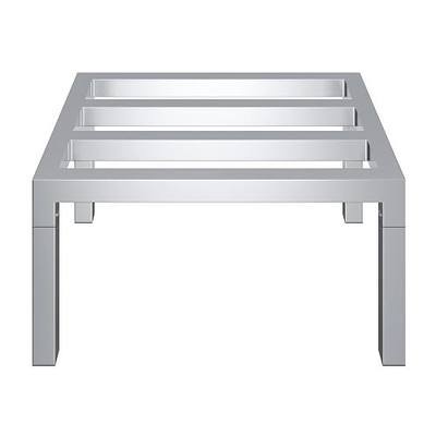 Aluminum Dunnage Rack | Storage in Restaurant, Kitchens and Garages and More! (24" Long x 18" Wide | Height: 12" Off The Floor)