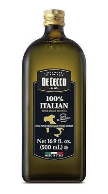 De Cecco Extra Virgin Olive Oil 16.9 oz 100% Olives (Pack of 6), Ideal for salads, soups, steamed vegetables, roasted and grilled meat , Classico, 16.9 Fl Oz (Pack of 6)