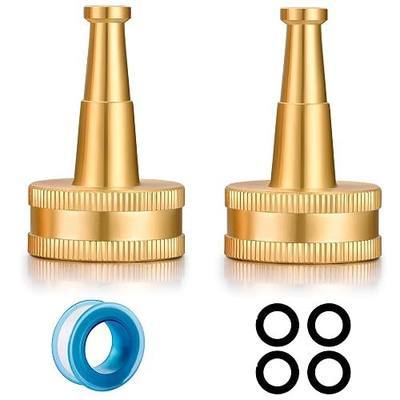 Brass Hose Nozzles,Heavy-Duty Brass Jet Sweeper Jet Nozzle, 2 Pack (Jet Sweeper BB)