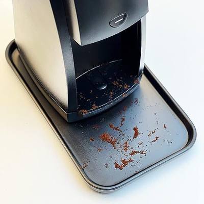 Coffee Grinder Tray for Baratza Encore ESP, QHAND Solid Sturdy Base Compatible with Baratza Encore Coffee Grinder (Black)