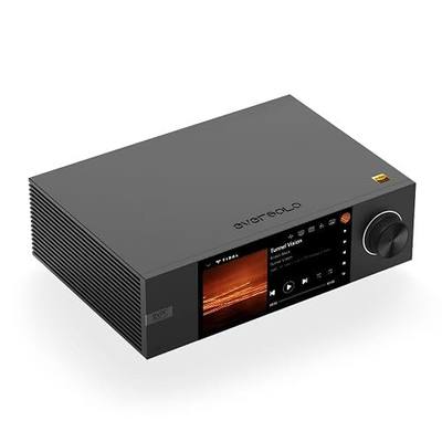 EVERSOLO DMP-A6 Music Streamers, Network Player, Digital Music Streamer, DAC, Music Service&Streaming MQA Full Decode, DSD512 PCM768kHz/32Bit Bluetooth 5.0, 6’’HD Touchscreen, Exclusive App