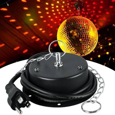 1.5 RPM Speed Disco Ball Motor Heavy Duty Mirror Ball Electric Slow Motor | Rotator Supports 4'' - 16'' Mirror Balls for Dj, Family Party, Bands, Christmas Party