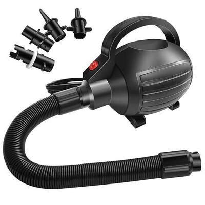AWSUM 600W Electric Air Pump for Inflatable Gymnastics Mat | 110-120V AC Air Mattress Quick Fill Inflator Deflator Pump, Portable for Pool Floats/Air Bed/Gymnastics/Gym,4 Nozzles