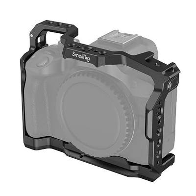 SmallRig R50 Cage for Canon R50 Camera, Aluminum Alloy with Quick Release Plate for Arca Stand, Cold Shoe, NATO Rail and Threaded Holes - 4214