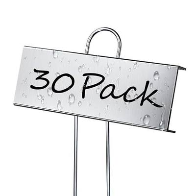 30 Pack Metal Plant Labels for Outdoor Garden Waterproof Plant Markers, Labels Garden Markers for Seedlings Herbs Vegetable Greenhouse Gifts, with Pen