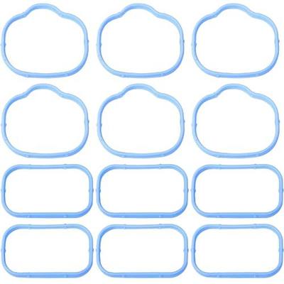 MS97204 Intake Manifold Gasket Lower &Upper Gasket Plenum Set For Chrysler 200 300 Dodge Avenger Challenger Charger Caravan Grand Cherokee Durango Ram 1500 Ram JEEP Wrangler 3.6L MS97205(12PCS)