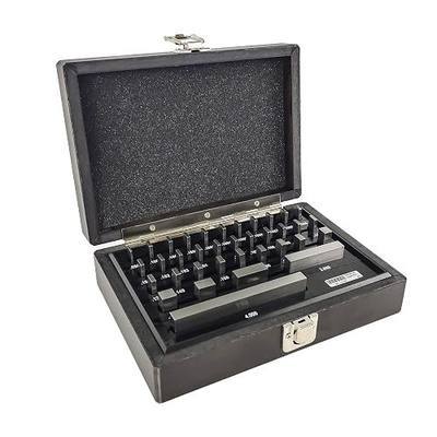 HFS(R) Gage Block Set 36 Pieces Rectangular Gauge Blocks Steel Grade Economy for Workshop Calibration and Inspection