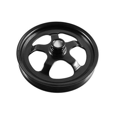 MGWILL Steel Power Steering Pump Pulley for 1998-2002 LS1 Camaro Firebird Replaces 12559885