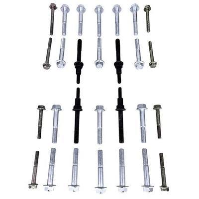 Brand B16 B18 GSR VTEC Cylinder Head Cam Cap Bolts Hardware Kit, Compatible with B-Series VTEC Heads, Easy Installation - 28pc