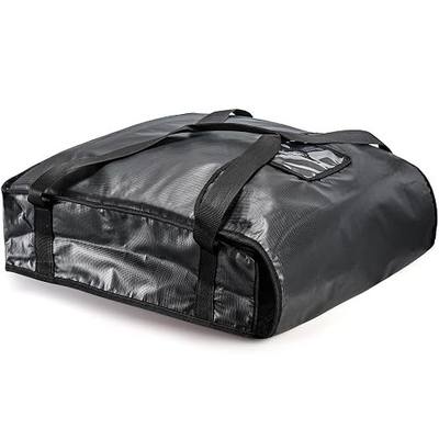 DEAYOU Pizza Bag, Insulated Pizza and Food Delivery Bag, Professional Thermal Pizza Warmer Bag, Hot Pizza Carriers for Transport, Catering, Moisture Free, Heavy Duty, 20" x 20" x 5", Black