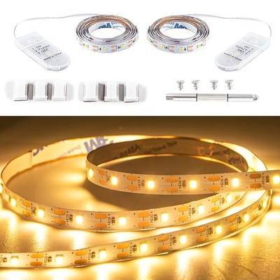 2 Pack Battery Operated LED Light Strip, 1.6FT/1PCS 60 LEDs Firefly Starry Moon Lights for DIY Party Wedding Patio Christmas