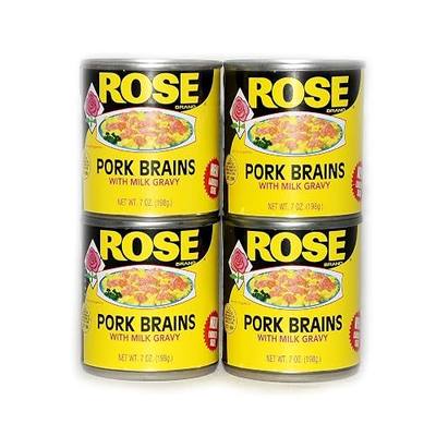 Rose Pork Brains, 7 Oz Can, Pack of 4