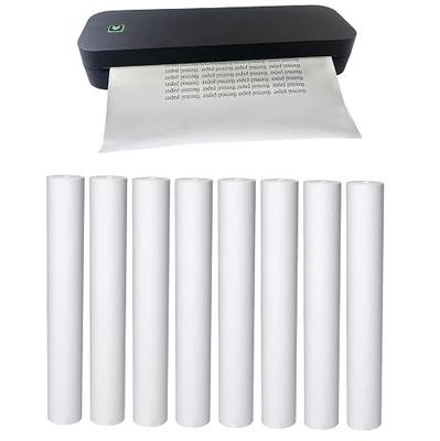 BPS BPA free, 8 rolls, thermal printer paper 8.5x11 letter size, rolled. For aixiqee, IOOIOO, GUTHERREN, Jadens, Gloryang, Peripage, Munbyn, Hprt, Phomemo, other printers(lasting 3 years)