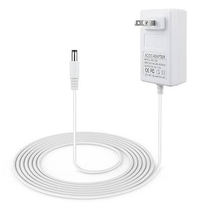 10ft Power Cord for 4moms mamaRoo 4, 12V 3A Charger for RockaRoo Baby Swing | AC Adapter, White