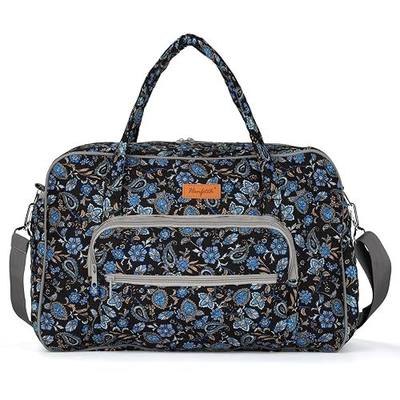 Yarn Storage Organizer, Knitting Crossbody Bag, Large Crochet Bag Tote Gift Yarn Holder Case for Carrying Projects, Knitting Needles, Crochet Hooks and Other Accessories (Paisley)