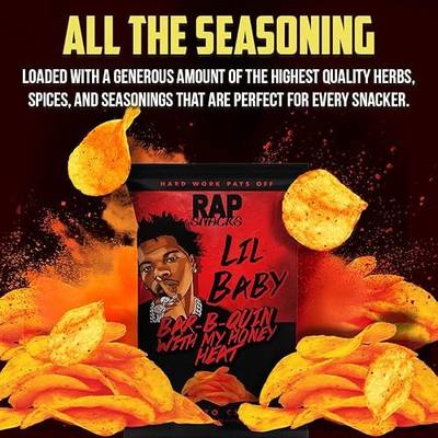 Rap Snacks Lil Baby All in Hot Potato Chips 2.5 Oz Bags - Pack of 12