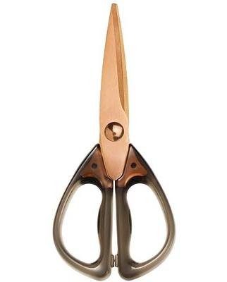 Kitchen Scissors All Purpose, ARCHIKING Kitchen Shears Cooking Scissor, Meat&Poultry Shears,Acrylic Handle Stainless Steel Utility Scissors with Comfort Grip Everyday Use (Brown)