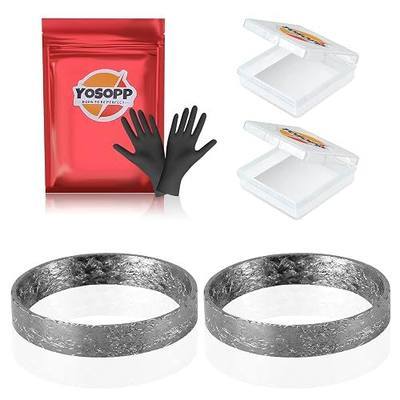 Cone Exhaust Gasket for Harley, Made of Graphite & Steel Mesh - Fits 1984-later Most Harley Davidson Bikes: Touring, Sportster, Dyna, Softail (1 Pair 2pcs)