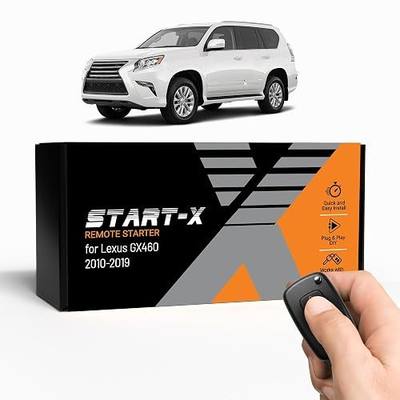 Start-X Remote Starter Kit for Lexus GX 460 (2010, 2011, 2012, 2013, 2014, 2015, 2016, 2017, 2018, 2019) Vehicles | Push-to-Start Ignition | Plug & Play Install | Lock 3X to Remote Start