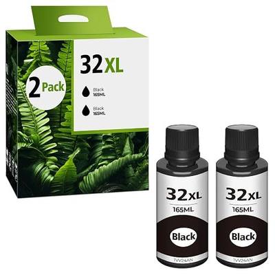 31 32XL Black Ink Bottles Set Compatible for HP 31 32XL for 7301 7602 | Compatible for HP Smart-Tank 5101 7001 6001 5103 ink refill, Smart-Tank Plus 651 551 455 All-in-One Printer 2P