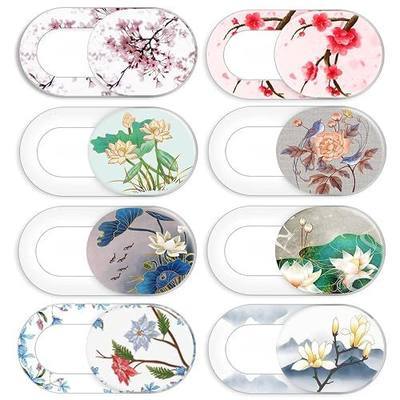 Laptop Camera Cover Slide Cute Flower 8 Pack, Webcam Cover Phone Camera Cover, FadyRaye Ultra-Thin Computer Camera Slide Fits Cellphone, Laptop, Desktop PC, Tablet