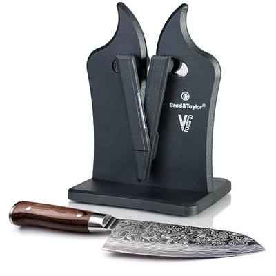 Brod & Taylor VG2 Classic Knife Sharpener | 3-Action Tungsten Carbide (Nylon)
