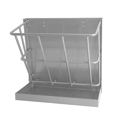 Hay Feeder Goat, 21 Gallon Multiple Sided Goat Hay Rack, Heavy Duty Iron 2 in 1 Hay Rack for Sheep, Horses, with Detachable Grain Tray, Effortless Installation in Farm, Yield