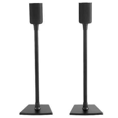SANUS Speaker Stands for Roku Wireless - Fixed Height Speaker Stands Pair Designed Exclusively for Roku Soundbar & Sound System - Includes Carpet Spikes & Rubber Pads