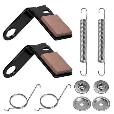 2 Set GY21943B Brake Pad Kit for Jo-hn Deere 42" L, D, X Series 100 105 115 100 110 120 125 130 Mower, Contain GX20515 Retainer GX20494 Spring GX23240 Deck Bushing & GX10120 Extension Spring